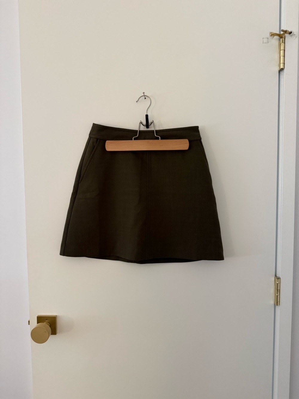 Boden Dark Olive A-Line Women’s Skirt